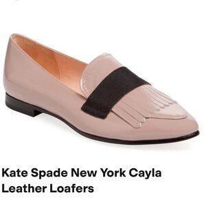 Kate Spade Pink Leather Flats size 7